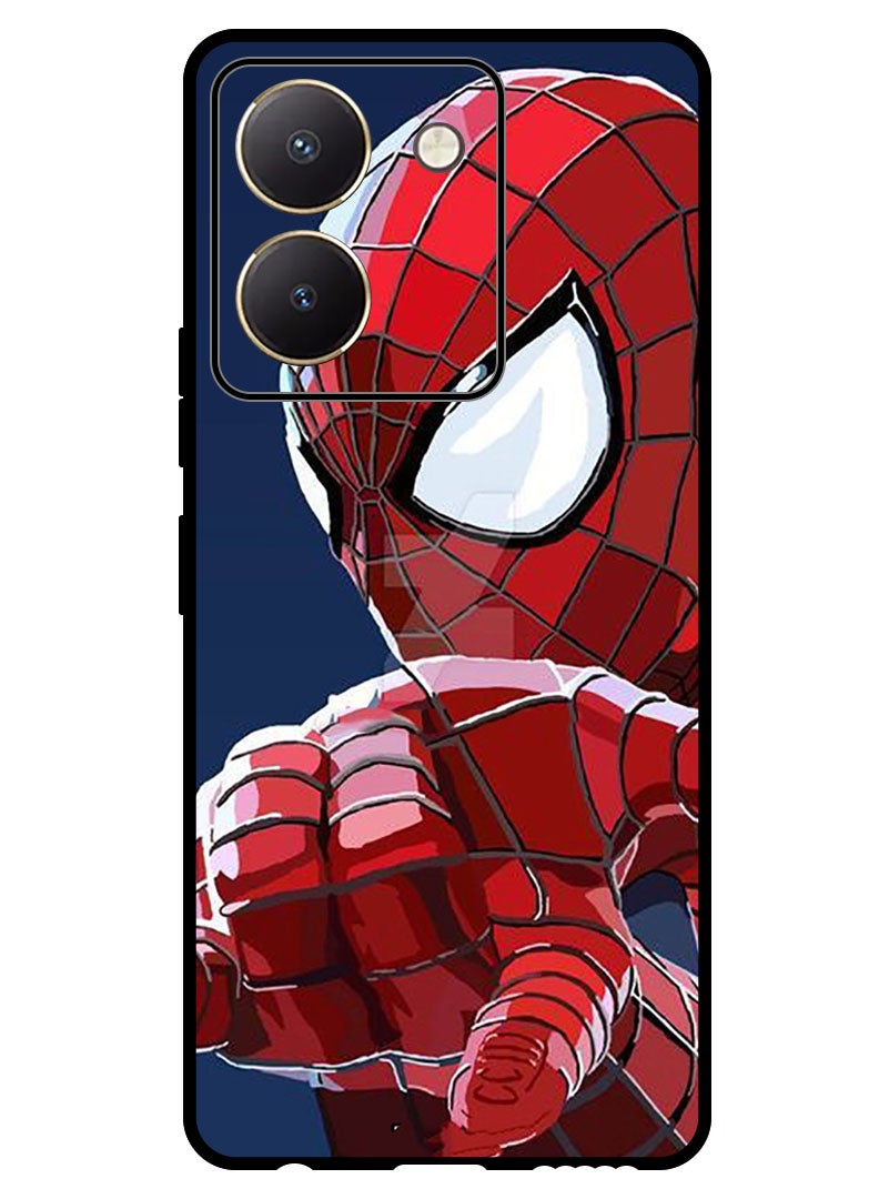 Theodor Protective Case Anti Scratch Shock Proof Bumper Cover For Vivo Y27s Spidermann - Image 1