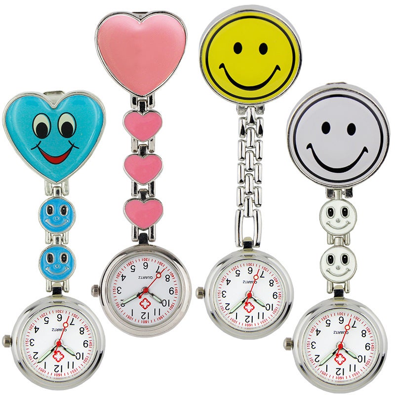 Luminous Pointer Smiley Face Kt Cat Nurse Watch Doctor Chest Watch Hospital Hanging Watch Pocket Watch 25 - Image 2