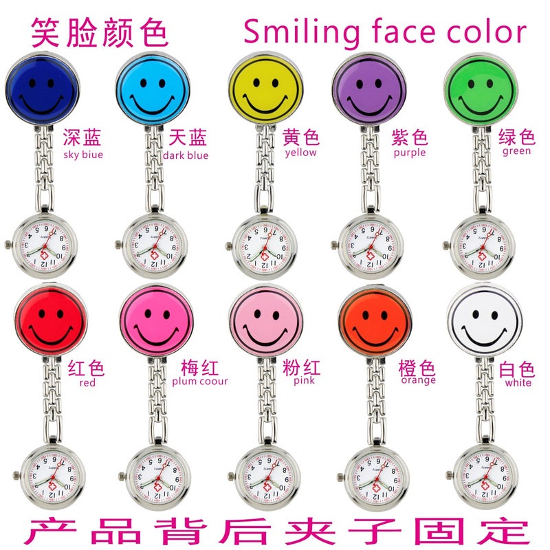 Luminous Pointer Smiley Face Kt Cat Nurse Watch Doctor Chest Watch Hospital Hanging Watch Pocket Watch 25 - Image 3
