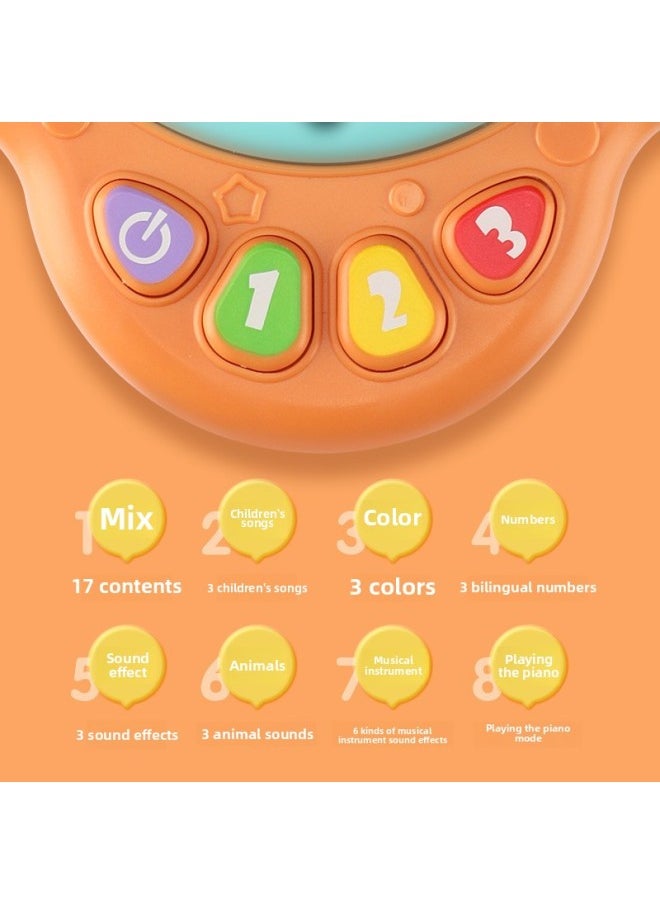 Generic Turn Around Music Sucker Baby Spin Flower Children Stack Music Bath Toy Training Baby Eating Early Education Artifact-Color:The Dining Table Turns To Music [sister Goose]-battery Version  - Image 5