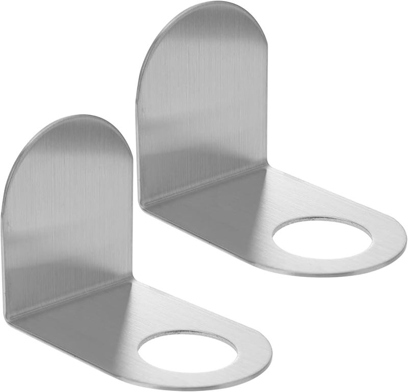 Operitacx 2 Pack Adhesive Shower Organizer Wall Mounted Holds Shampoo Soap Bottles Space Saving - Image 2