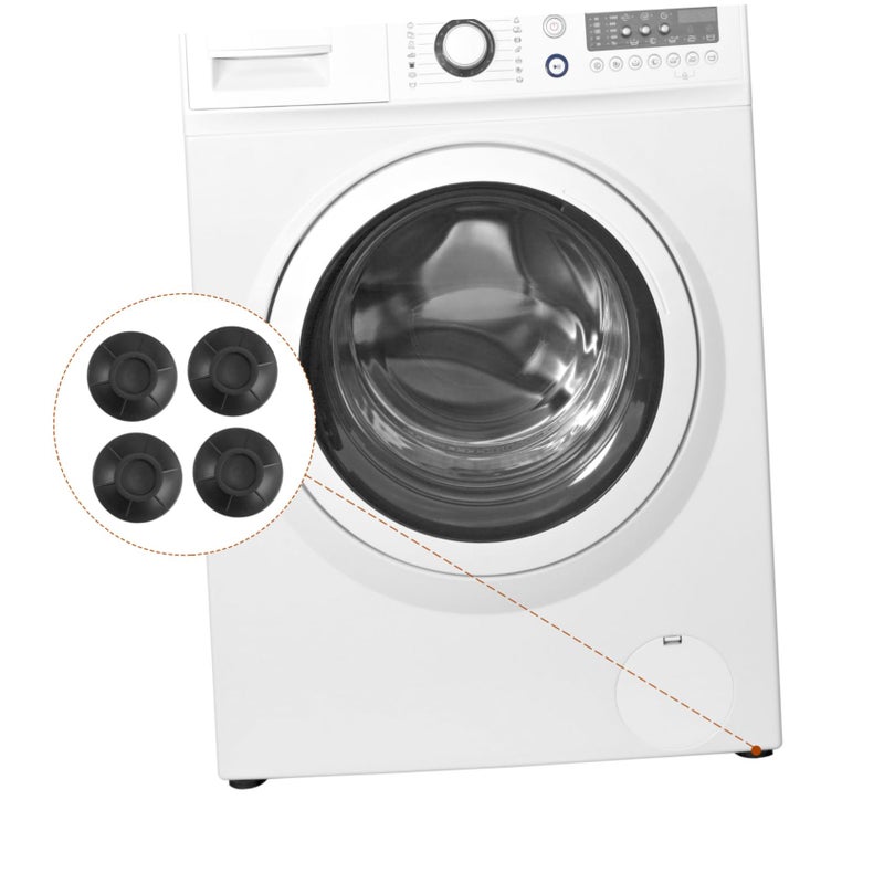 4Pcs Round Anti Vibration Washing Machine Pads Non Slip Noise Reduction Accessories - Image 4