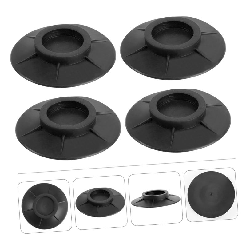 4Pcs Round Anti Vibration Washing Machine Pads Non Slip Noise Reduction Accessories - Image 5