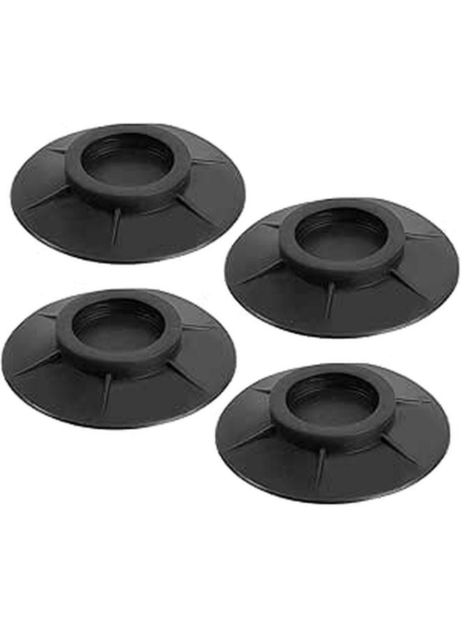 4Pcs Round Anti Vibration Washing Machine Pads Non Slip Noise Reduction Accessories - Image 1