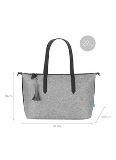 Changing Bag Le Champ Elysees, Diaper Bag Tote For Mom Dad, Adjustable Storage, 29L Capacity, Smokey - pzsku/Z17A556A003695A9B3676Z/45/_/1648800919/05e3a007-7890-487c-8c37-43ce42707d87