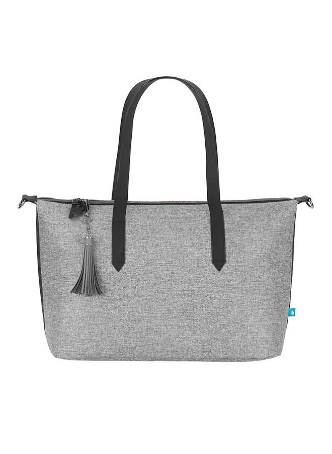 babymoov - Changing Bag Le Champ Elysees, Diaper Bag Tote For Mom Dad, Adjustable Storage, 29L Capacity, Smokey - Image 1