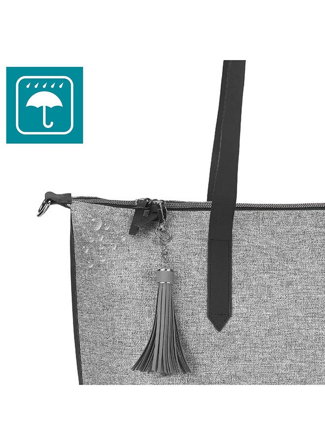 babymoov - Changing Bag Le Champ Elysees, Diaper Bag Tote For Mom Dad, Adjustable Storage, 29L Capacity, Smokey - Image 1