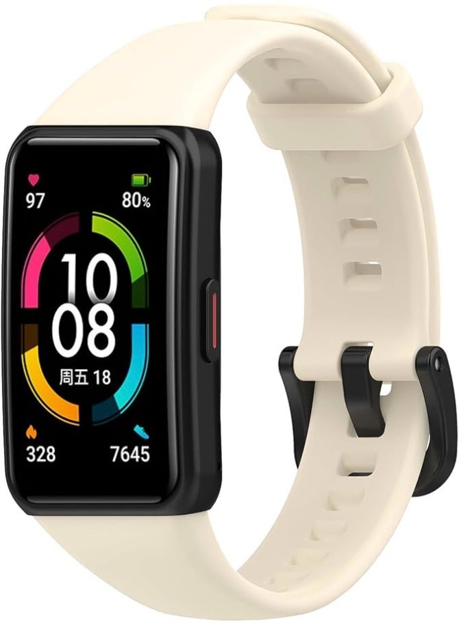 Watch Bands For Huawei Band 6 / Honor Band 6, Adjustable Silicone Sport Watch Band Smart Watch Replacement Wrist Strap. - Image 3