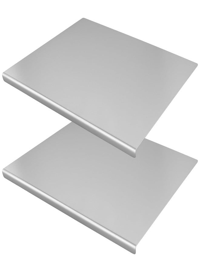 SHEUTSAN Stainless Steel Cutting Board, 15.7 x 11.8 Inches, 304 Grade, Set of 2 - Image 1