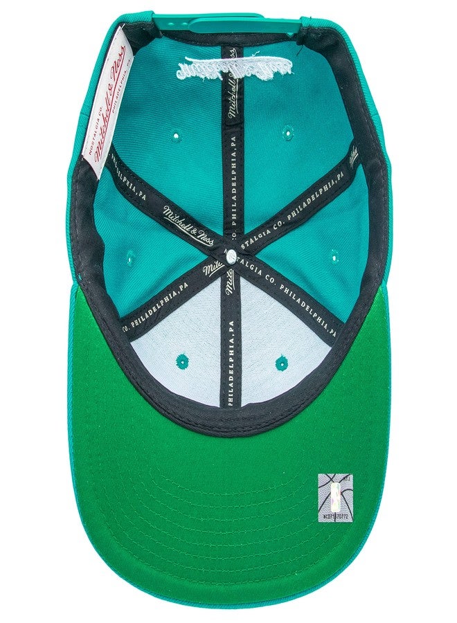 ميتشل آند نيس قبعة Mitchell & Ness NBA/HWC Team Ground 2.0 Snapback، فريق شارلوت هورنتس - لون أزرق مخضر، مقاس واحد - Image 5