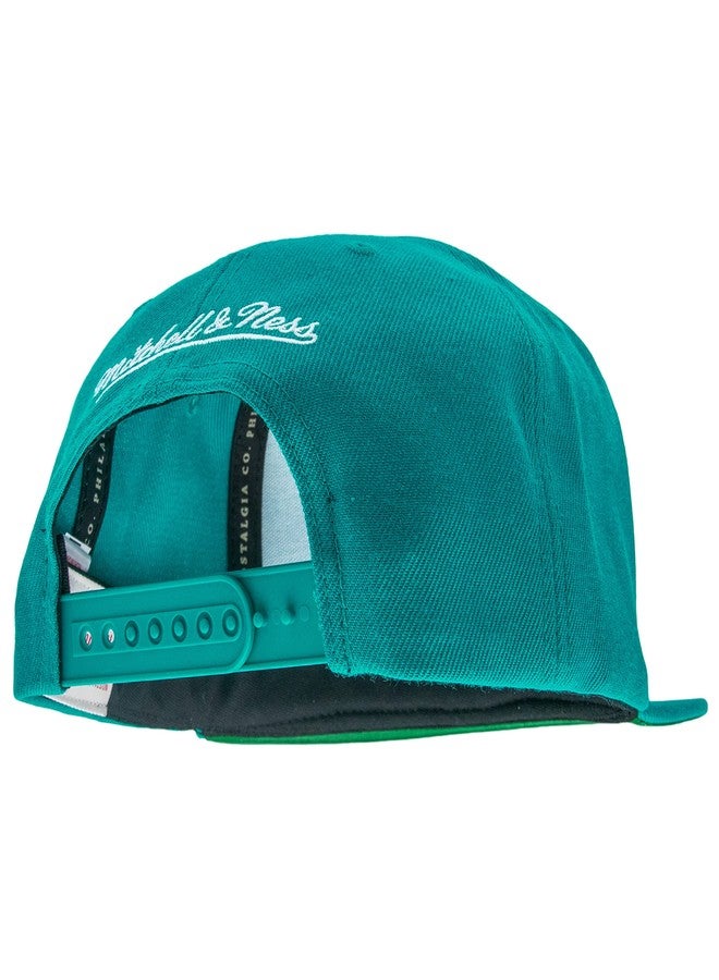 ميتشل آند نيس قبعة Mitchell & Ness NBA/HWC Team Ground 2.0 Snapback، فريق شارلوت هورنتس - لون أزرق مخضر، مقاس واحد - Image 4