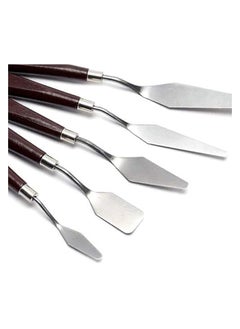 Artist Painting Knives Set - 5 Pieces Painting Knives Stainless Steel Spatula Palette Knife Oil Painting Accessories Color Mixing Set for Oil, Canvas, Acrylic - pzsku/Z17A594D699A4CE1C576DZ/45/_/1740220682/7a60987c-4562-4328-b459-00fa91f39f6e