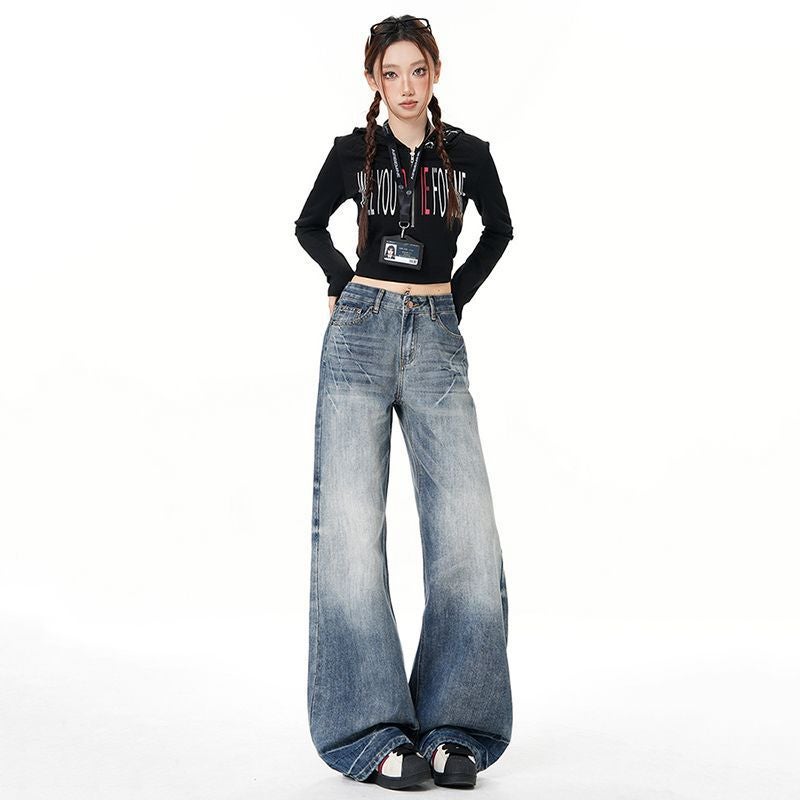 Unisex Classic Denim Jeans Loose Fit Daily Outdoor Wear - Image 4
