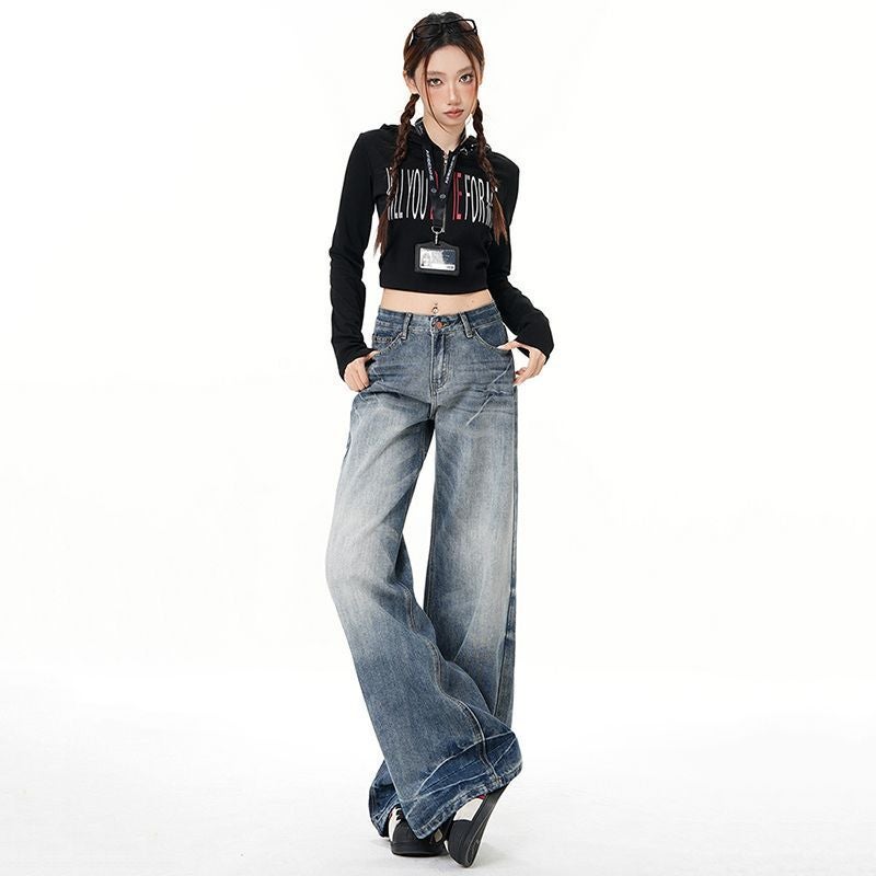 Unisex Classic Denim Jeans Loose Fit Daily Outdoor Wear - Image 5
