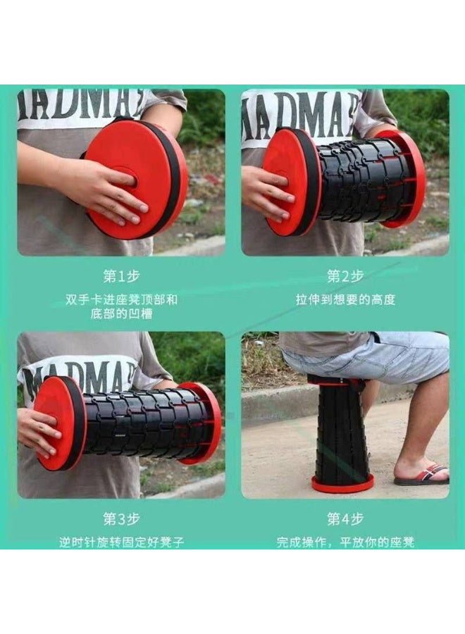 Lightweight Folding Chair for Outdoor, Picnic, Travel, Beach - Multicolor - Image 5