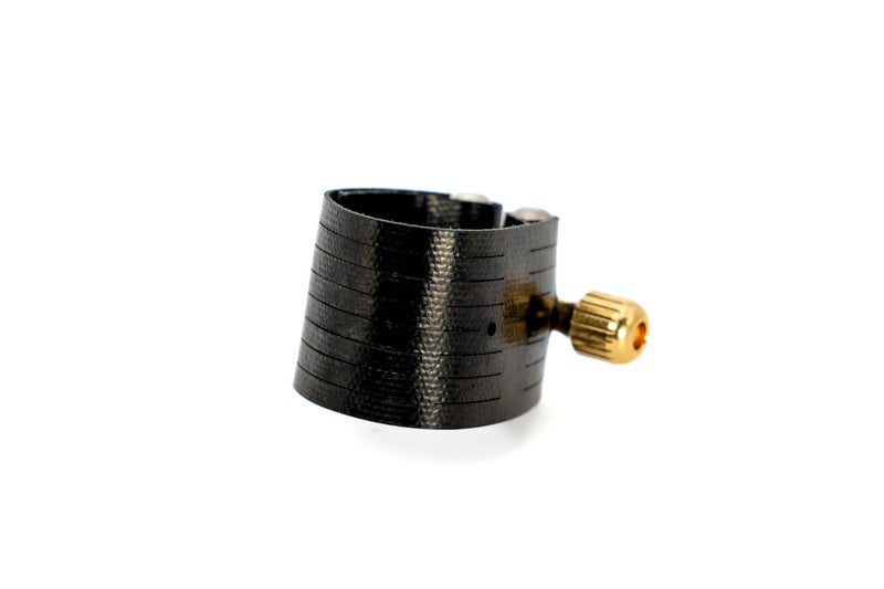 Rovner Ligature & Plastic Cap for Tenor Standard Saxophone - Dark Ligature for Hard Rubber Mouthpiece (2R) - Image 3