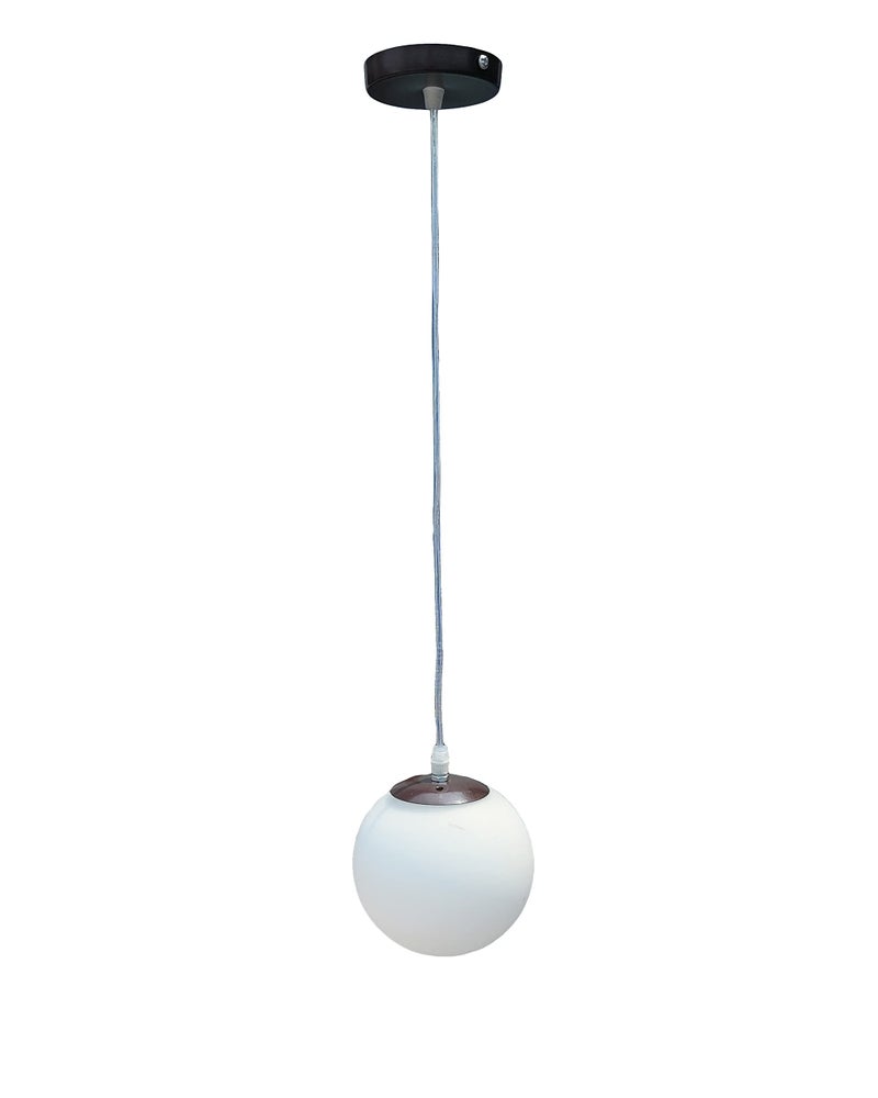 SINOMAN Circular Dark Vision Globe Shape Hanging Pendant Ceiling Light Lamp, 6 watts (Warm White)(AC, Glass) - Image 1