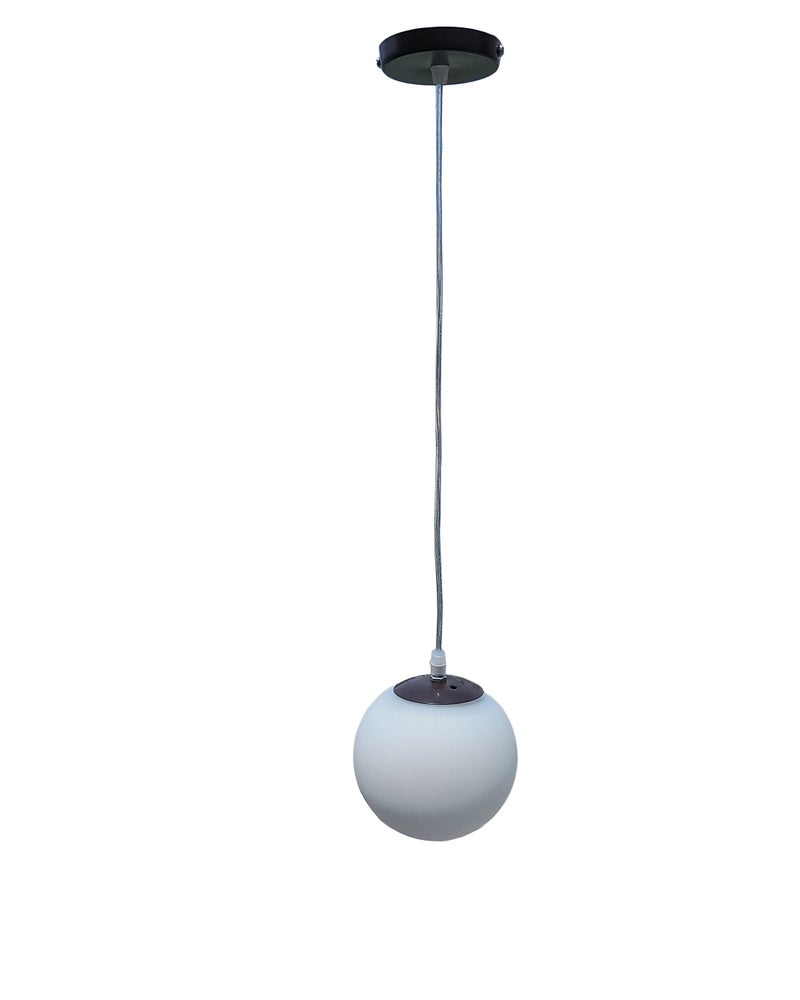SINOMAN Circular Dark Vision Globe Shape Hanging Pendant Ceiling Light Lamp, 6 watts (Warm White)(AC, Glass) - Image 4