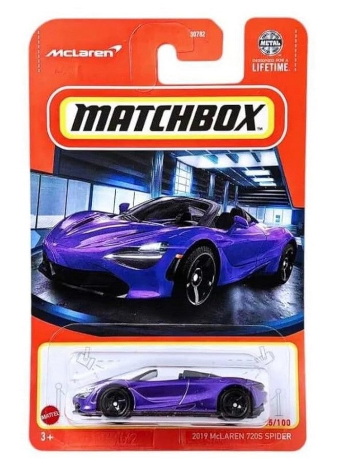 Matchbox McLaren 720S Spider (Purple), 1:64 Scale, 2019, 85/100