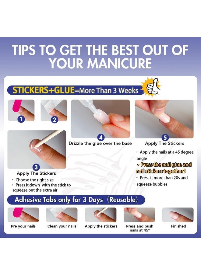 KXAMELIE - Fake Nails Medium Almond Press On Nails White French Tip Nails For Womenreal Nude Glue On Nails Short Acrylic Nails Press Onsnatural Gel Stick On Nailsstrong False Nails Set - Image 1