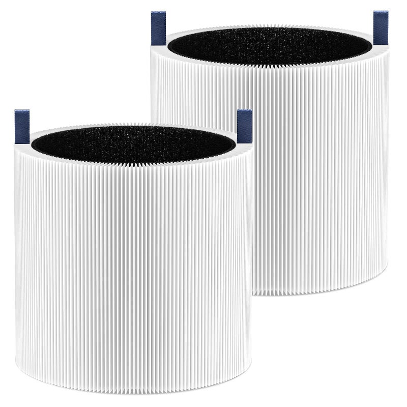 WILERDA 2 Pack Mini Max Air Filter Replacement, Filter Compatible with BLUEAIR Blue Pure Mini Max Air Purifier, True HEPA H13 + Activated Filter - Image 1