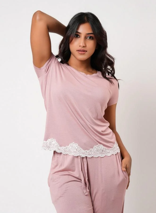 Aadaraya  Aadaraya Pyjama Set T-shirt & Trousers for Women | Best Price UAE