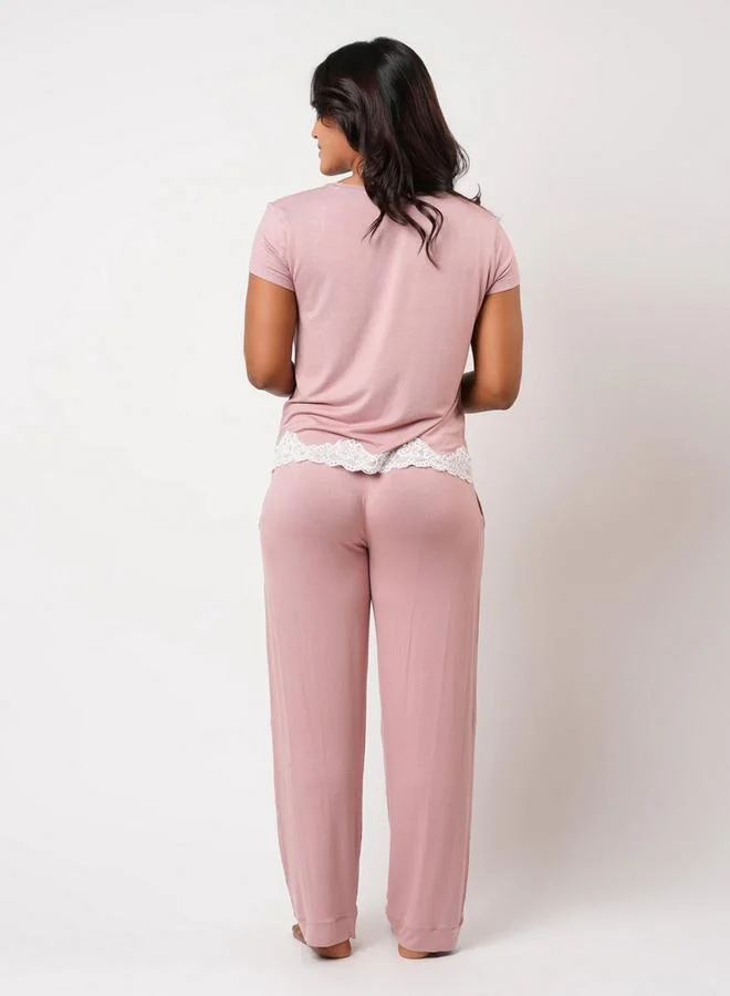 Aadaraya  Aadaraya Pyjama Set T-shirt & Trousers for Women | Best Price UAE
