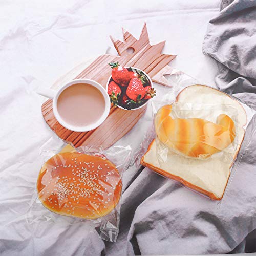 NEOACT 800 PCS Clear Re-sealable Cello/Cellophane Bags 3 Sizes with 4×6, 5×7, 6×9 Inch Good for Bakery, Snacks, Candle, Soap, Cookie, Jewelry, Cards - Image 2