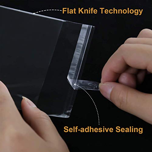 NEOACT 800 PCS Clear Re-sealable Cello/Cellophane Bags 3 Sizes with 4×6, 5×7, 6×9 Inch Good for Bakery, Snacks, Candle, Soap, Cookie, Jewelry, Cards - Image 3