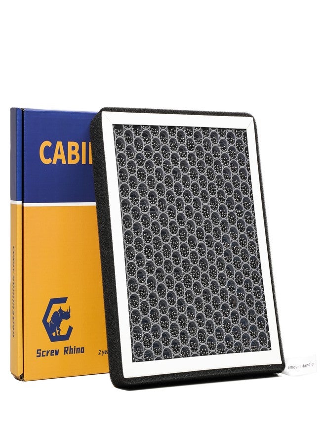 فلتر هواء كابينة HEPA من Screw Rhino، رقم الموديل CF11966، متوافق مع سيارات شيفروليه سيلفرادو 1500 (موديلات 2019-2022)، وسيلفرادو 2500 HD/3500 HD (موديلات 2020-2024)، وتراكس (موديلات 2024)، وإكوينوكس (موديلات 2018-2020)، وجي إم سي سييرا 1500 (موديلات 2020-2022)، و2500/3500 HD (موديلات 2020-2024)، وإنكليف (موديلات 2018-2020). - Image 1