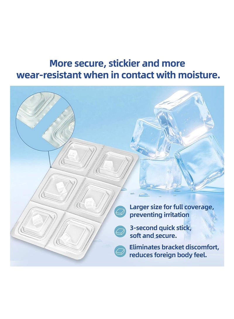 meyarn 36pcs Individually Packaged Orthodontic Gelatin，Orthodontic Wax for Braces Wax Dots Gentle Comfort，Clear Invisible Fit，All Day Protection - Image 4