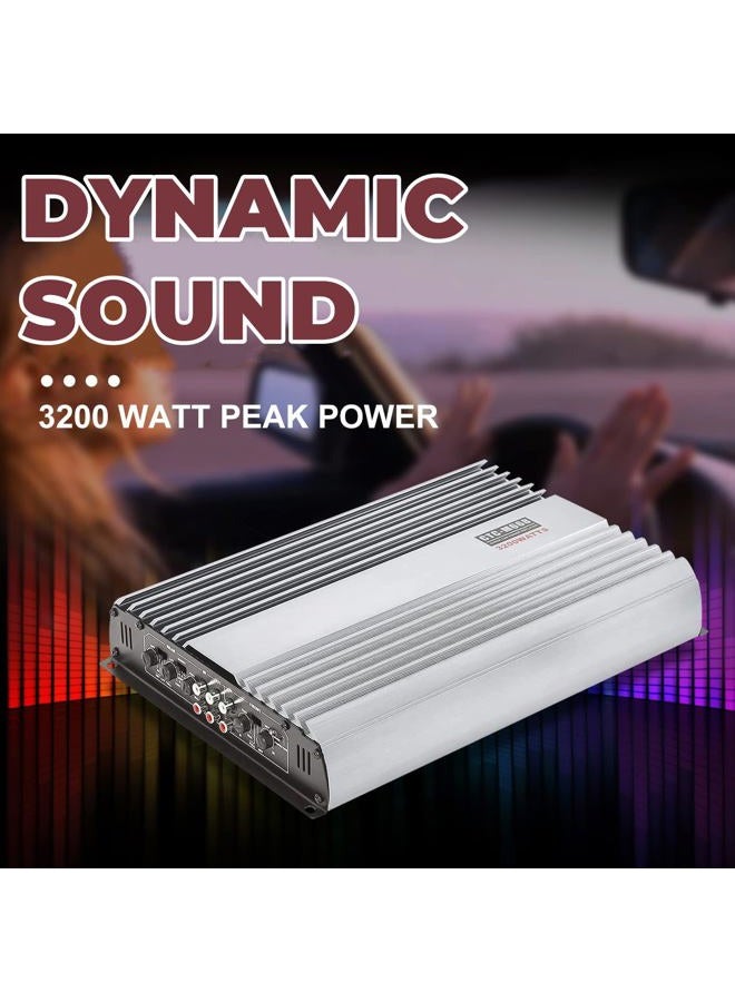 YaeCCC 3200W 12V 4 Channel Car Amplifier Stereo Power Amp Audio 4CH Bass Sub Woofer - Image 5