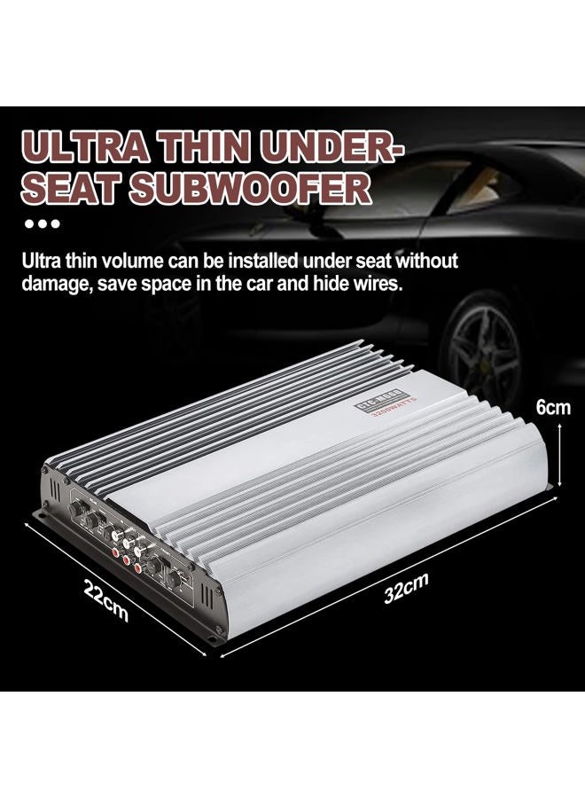 YaeCCC 3200W 12V 4 Channel Car Amplifier Stereo Power Amp Audio 4CH Bass Sub Woofer - Image 2