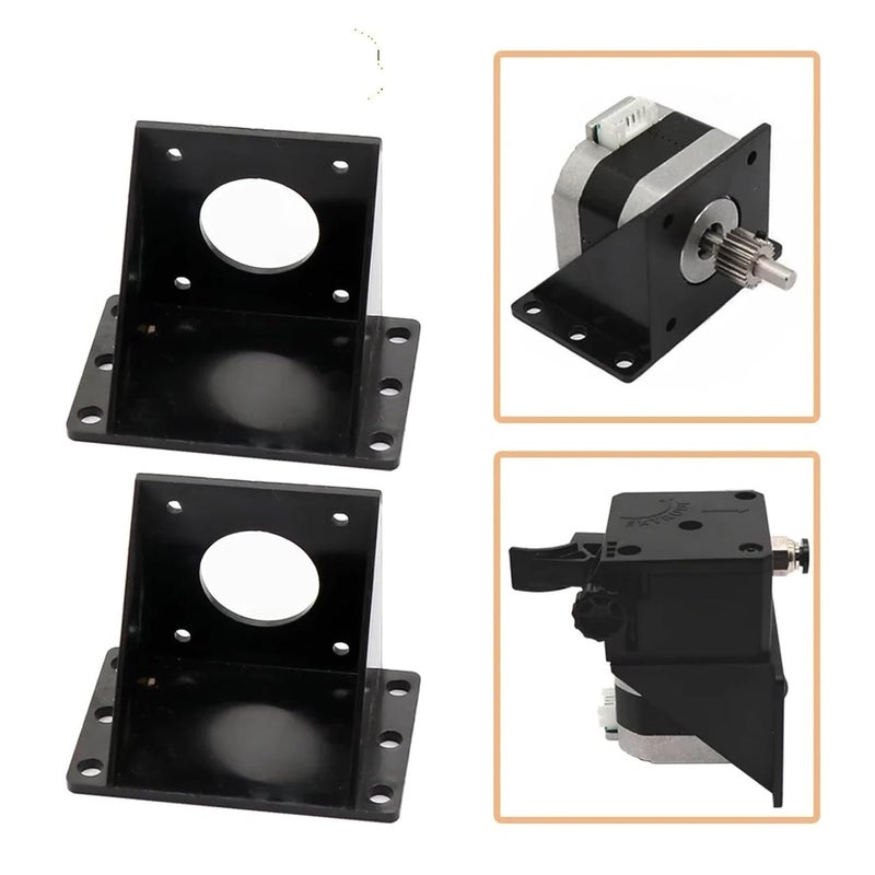 قوس محرك السائر NEMA 17 نوع L دعامة تركيب بلاستيكية لمحرك سائر مقاس 42 لطارد تيتان 4 قطع - Image 3