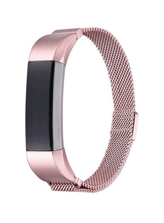 NIBEMINENT Replacement Wristband Strap For Fitbit Alta Tracker Rose Pink 