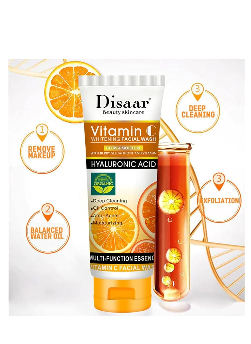 Disaar Vitamin C Facial Wash 100 Ml Glow and Moisture  - Image 2