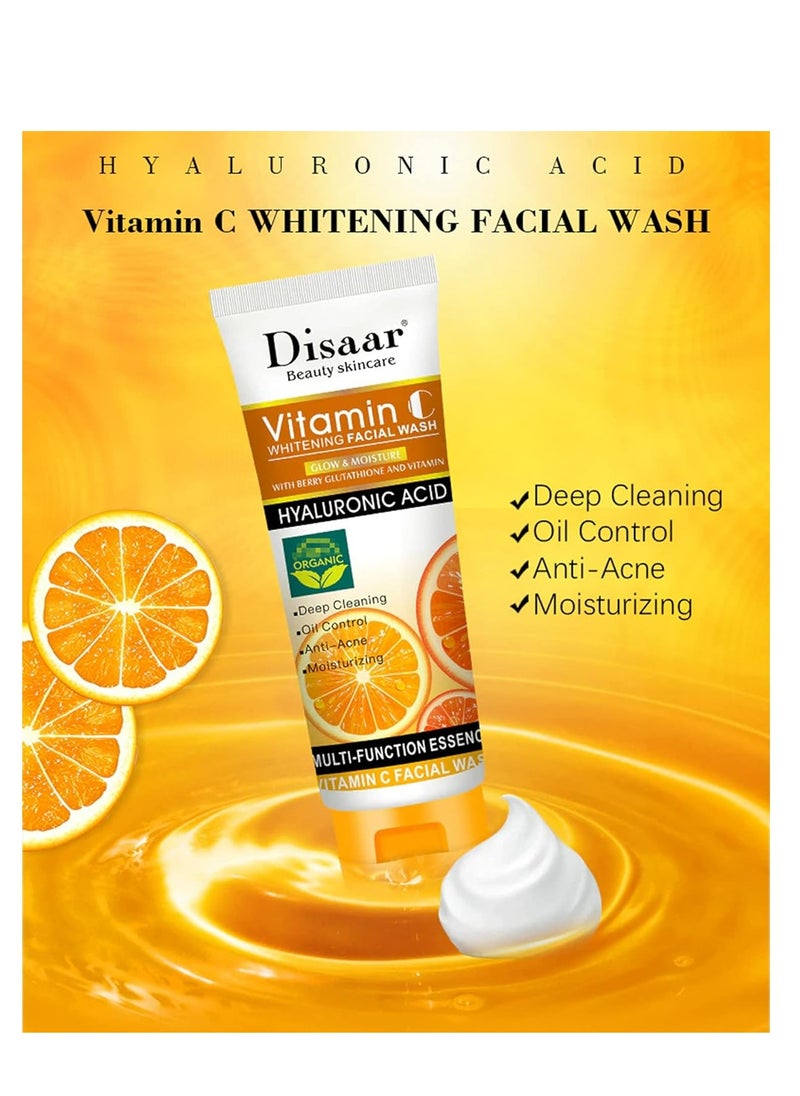 Disaar Vitamin C Facial Wash 100 Ml Glow and Moisture  - Image 3