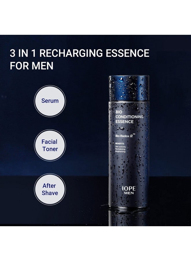 Iope Moisturizing Serum For Men Men Bio Essence Intensive Anti Aging Skin Tightening And Soothing 3 In 1 Skincare For Fine Lines 4.90 Fl.Oz.(145Ml) By Amorepacific - Image 2
