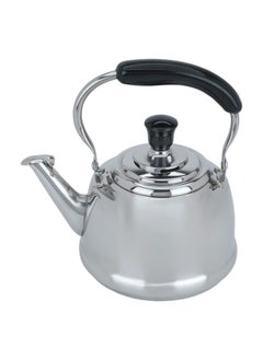 Alsaif Gallery Black hand held steel teapot 4 litre  - Image 1