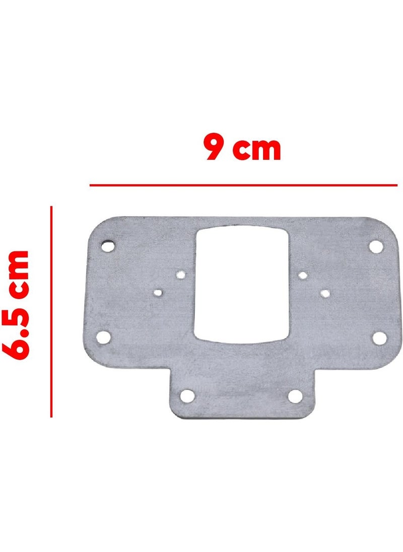 Nzb - Cabinet Door Stone Hinge Repair Sheet Nobel Practical Repair Kit 6,5x9 cm Slot Table 6 Pieces - Image 1