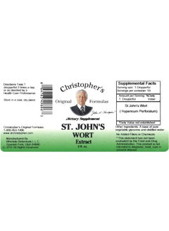 Christopher's Original Formulas Christopher's Dr. Formulas St Johns Wort Herb Extract, 2 oz (Pack of 1)  - Image 4