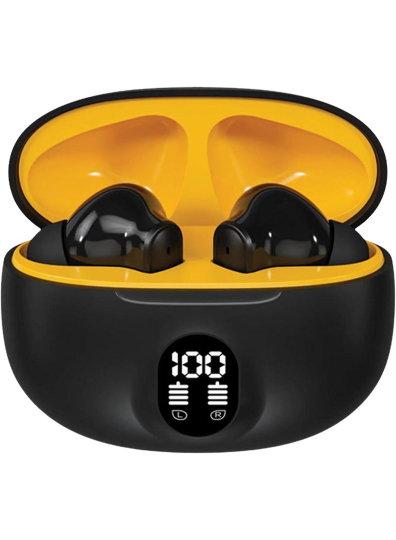 جومو ستور سماعات أذن لاسلكية حقيقية | صوت نقي وتحكم باللمس الذكي | تشغيل 4 ساعات + 12 ساعة مع العلبة | شحن سريع بمنفذ Type-C – مثالية للعمل والسفر والتمارين - Image 2