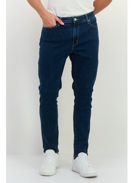Levi's Men Skinny Fit Wash Stretchable Denim, Navy  - Image 1