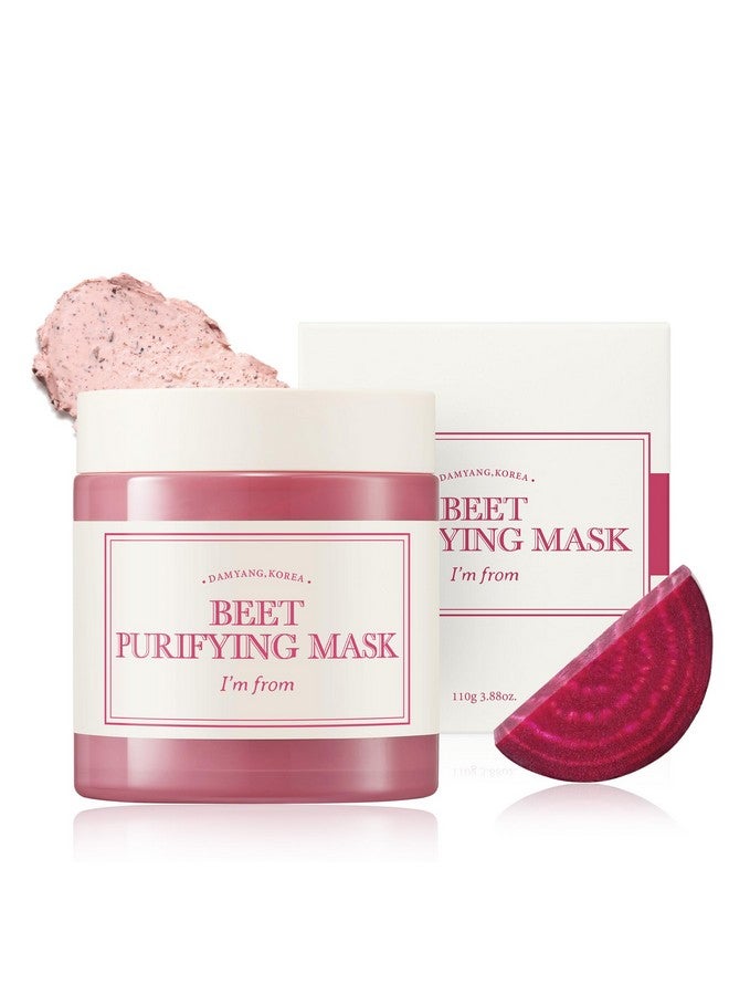 I'M FROM I’m From Beet Purifying Mask, Deep moisturizing wash-off clay mask,1.5% red beet enzyme, clean the pores and control sebum, soothing effect for dry, dull, sensitive skin - 3.88oz (110g) - Image 1