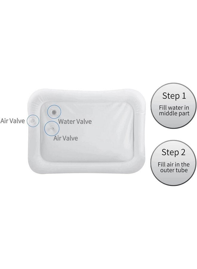 باندا إير مجموعة من 2 سجادة لعب مائية للأطفال على الأرض من PandaEar، سجادة مائية قابلة للنفخ لوقت الاستلقاء على البطن للأطفال من سن 0 إلى 3 سنوات و6 إلى 12 شهرًا، سجادة مائية حسية للأطفال، سجادة مائية لوقت الاستلقاء على البطن للأطفال من البنات والأولاد والرضع والأطفال حديثي الولادة - Image 5