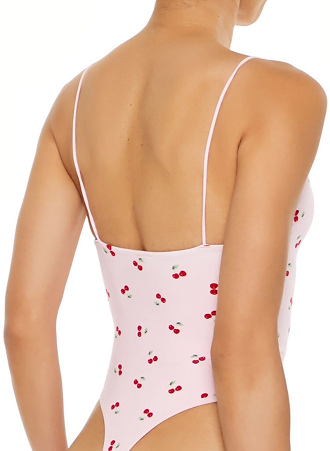 FOREVER 21 Seamless Cherry Lingerie Bodysuit  - Image 4