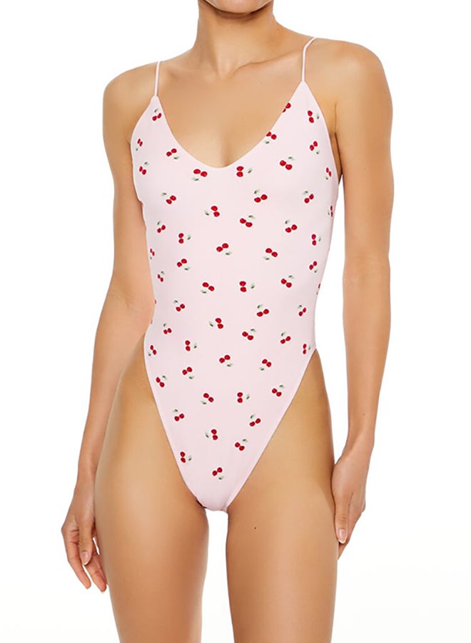 FOREVER 21 Seamless Cherry Lingerie Bodysuit  - Image 5