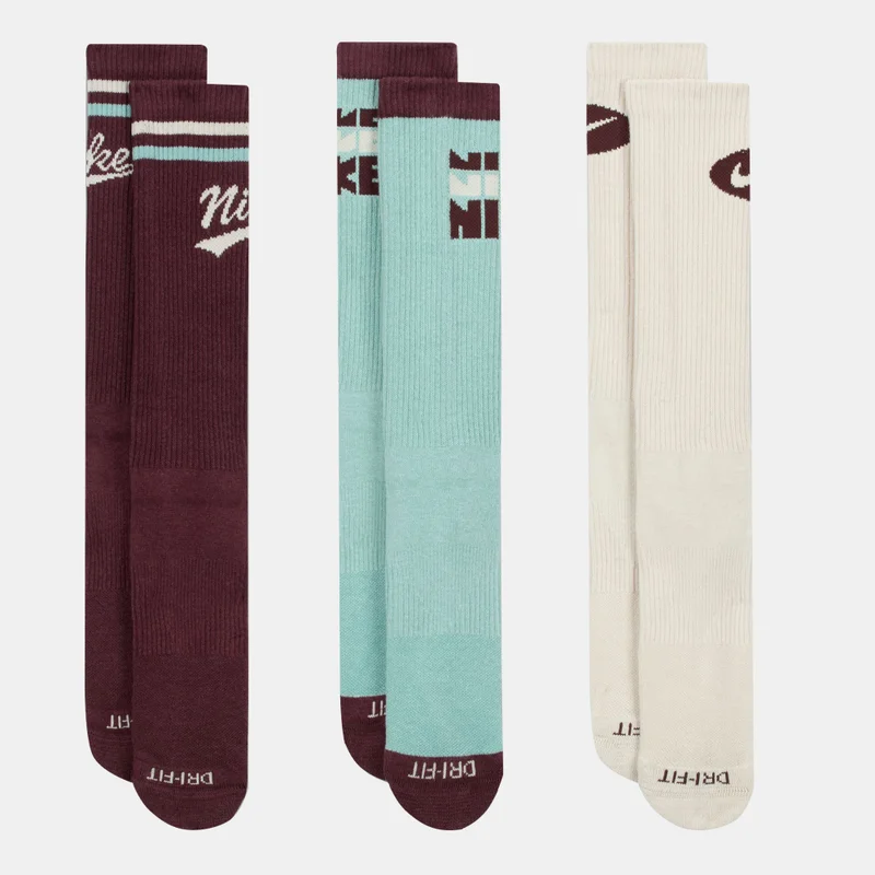 Nike Everyday Plus Dri-FIT Crew Socks (3 Pairs)