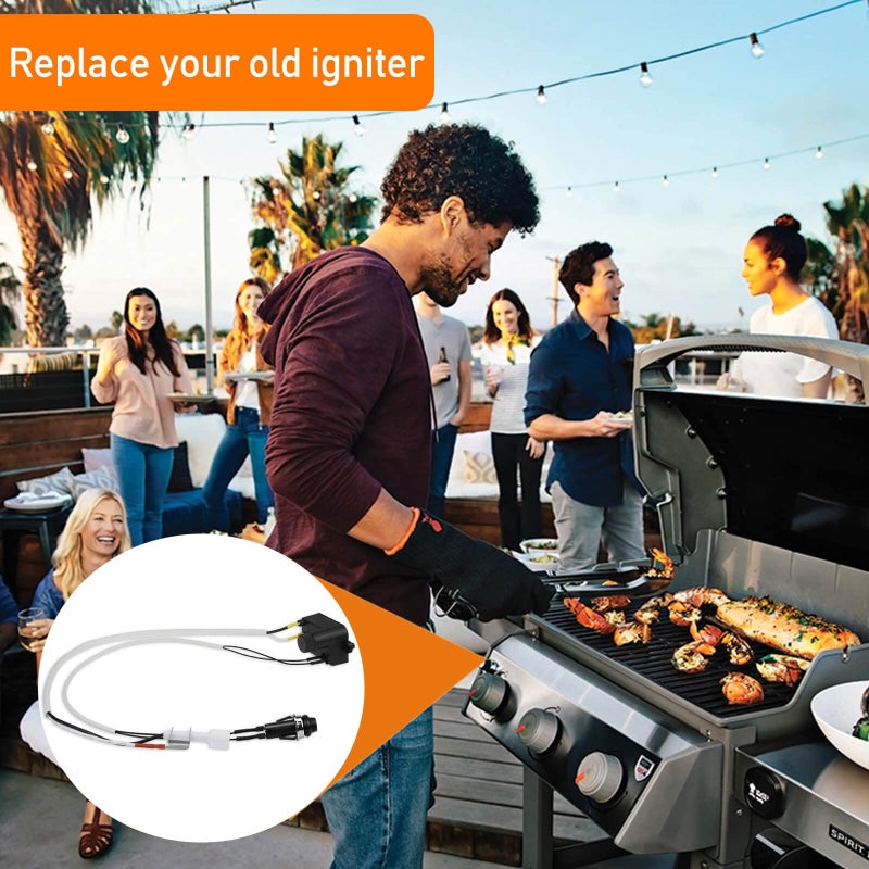 Grisun 7642 Grill Igniter for Weber Spirit 310 & Spirit 210 Gas Grill Models with Up Front Controls (Model Years 2013 and Newer), Igniter Kit for E-210, S-210, E-310, SP-310 - Image 4