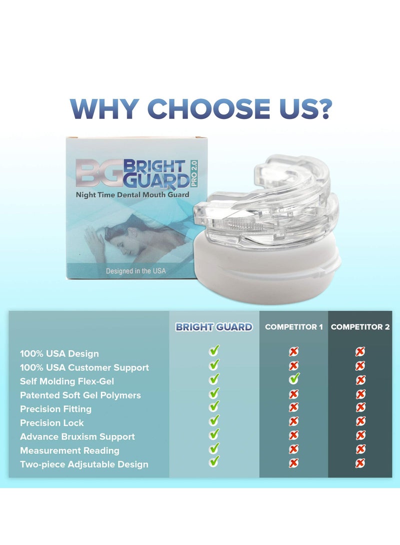 Excefore Anti Snoring Device, Helps Stop Snoring Anti Snoring Mouthpiece, Snoring Solution Sleeping Bite Guard, Comfortable and Adjustable Grinding Mouthpiece - Image 3